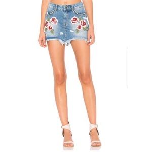Free people mini skirt